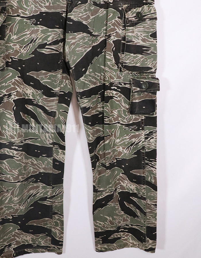 実物　シルバータイガー　タイガーストライプ　Asian Cut パンツ　退色あり　中古品