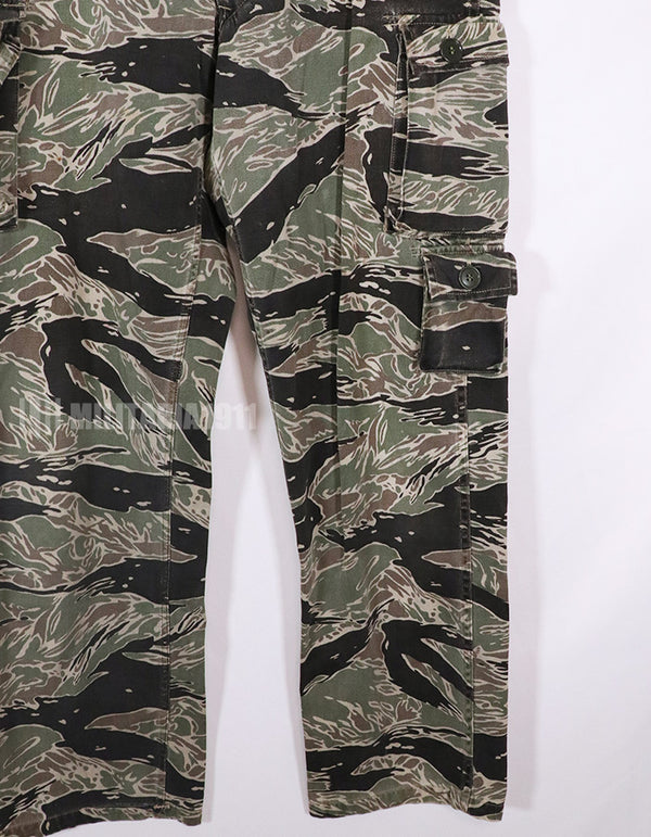 実物　シルバータイガー　タイガーストライプ　Asian Cut パンツ　退色あり　中古品