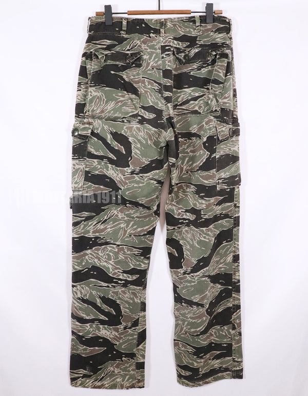 実物　シルバータイガー　タイガーストライプ　Asian Cut パンツ　退色あり　中古品