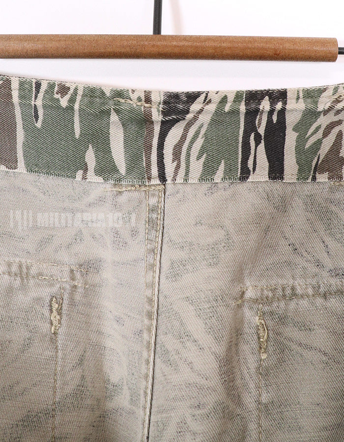 実物　シルバータイガー　タイガーストライプ　Asian Cut パンツ　退色あり　中古品