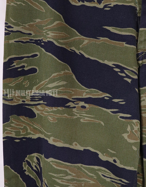 実物　ヘビーウェイト生地　タイガーストライプ　パンツ　中古品　ポケットなし