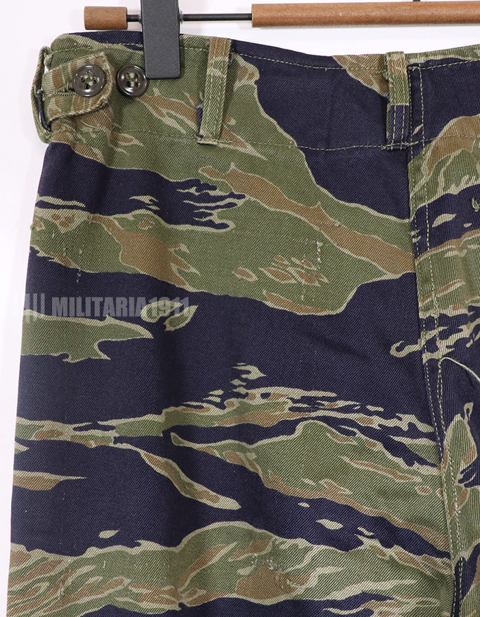 実物　ヘビーウェイト生地　タイガーストライプ　パンツ　中古品　ポケットなし