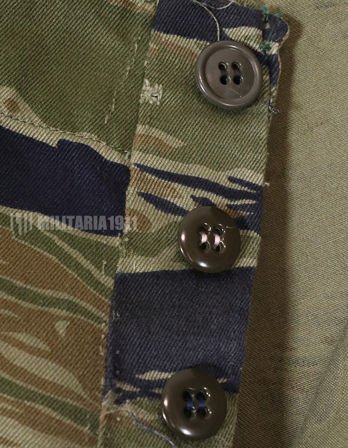 実物　ヘビーウェイト生地　タイガーストライプ　パンツ　中古品　ポケットなし