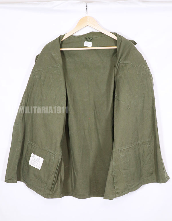 実物　アメリカ軍　ジャングルファティーグ　3rdモデル　ノンリップストップ　L-R ジャケット　1967年製