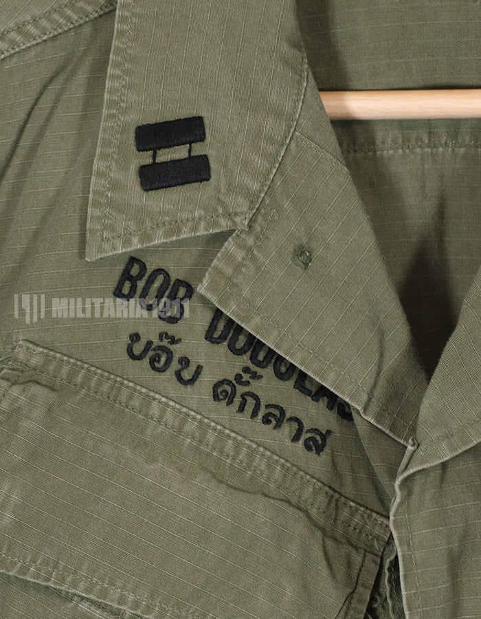 実物　USAF　1969年製 後期型　ジャングルファティーグ　直接刺繍あり