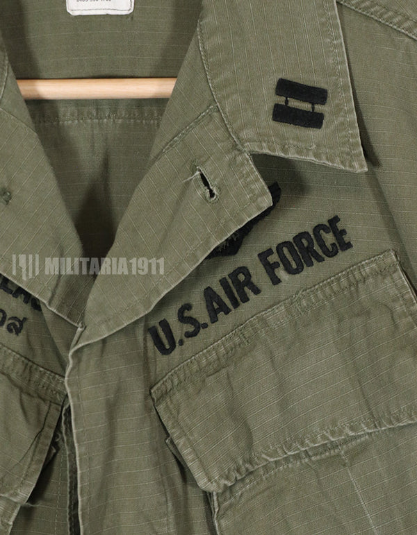 実物　USAF　1969年製 後期型　ジャングルファティーグ　直接刺繍あり