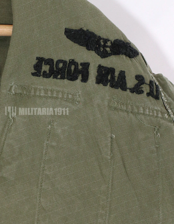 実物　USAF　1969年製 後期型　ジャングルファティーグ　直接刺繍あり