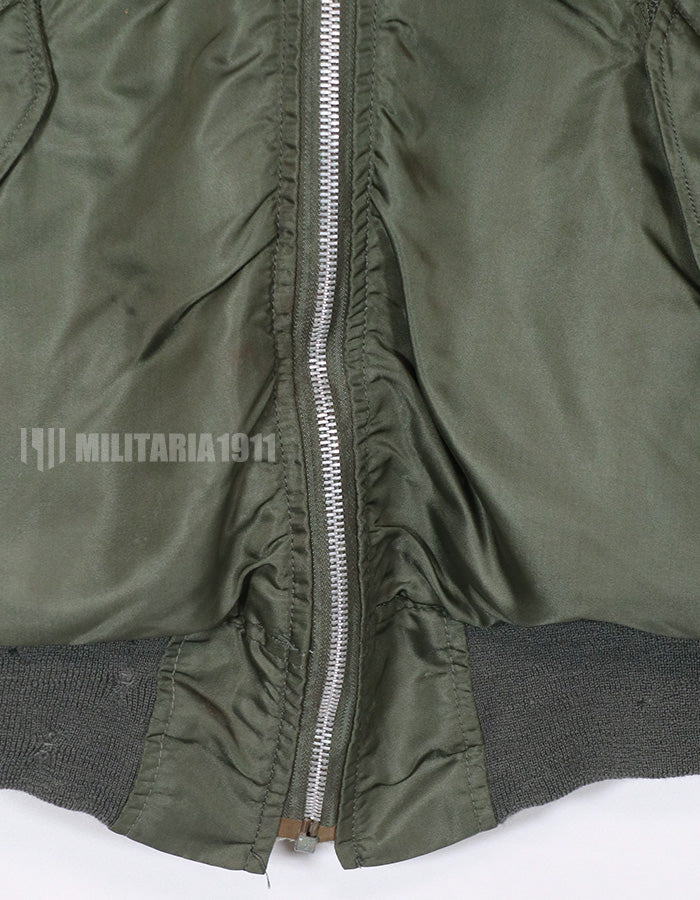 実物　1972年製　アメリカ空軍　L-2B  フライトジャケット　徽章付き（後付け）