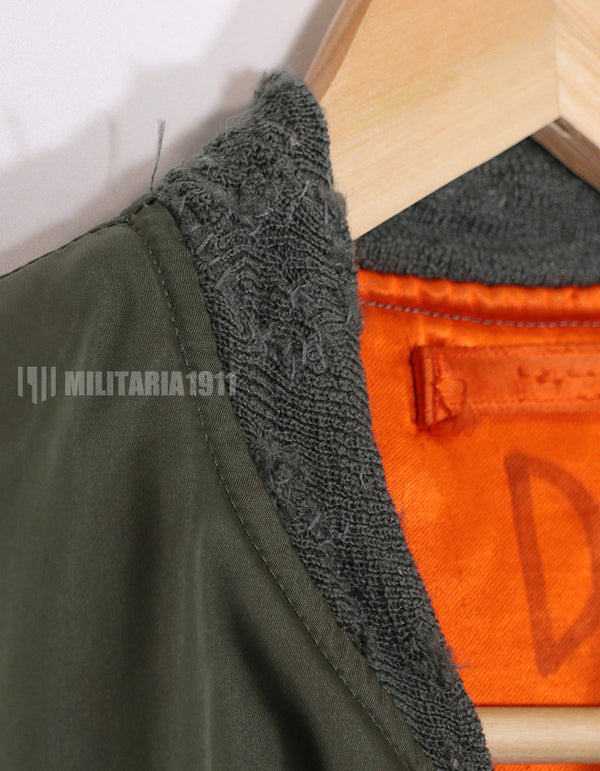 実物　1972年製　アメリカ空軍　L-2B  フライトジャケット　徽章付き（後付け）