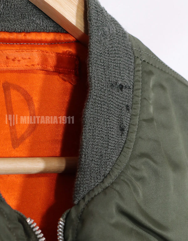 実物　1972年製　アメリカ空軍　L-2B  フライトジャケット　徽章付き（後付け）