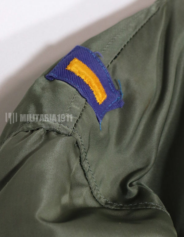 実物　1972年製　アメリカ空軍　L-2B  フライトジャケット　徽章付き（後付け）