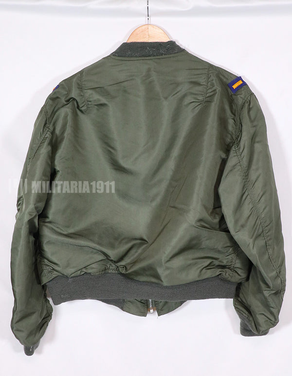 実物　1972年製　アメリカ空軍　L-2B  フライトジャケット　徽章付き（後付け）