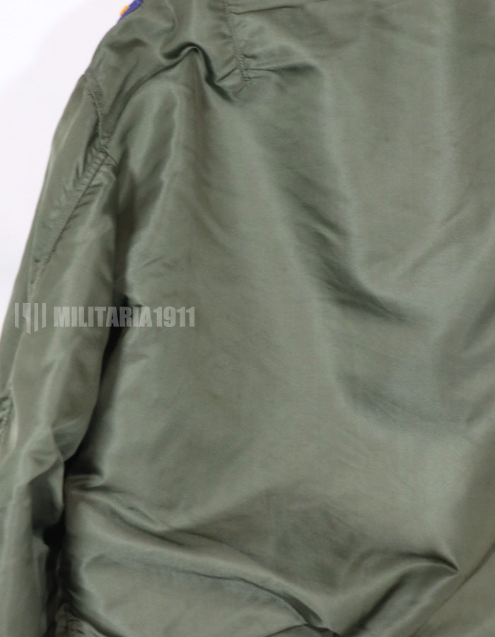 実物　1972年製　アメリカ空軍　L-2B  フライトジャケット　徽章付き（後付け）