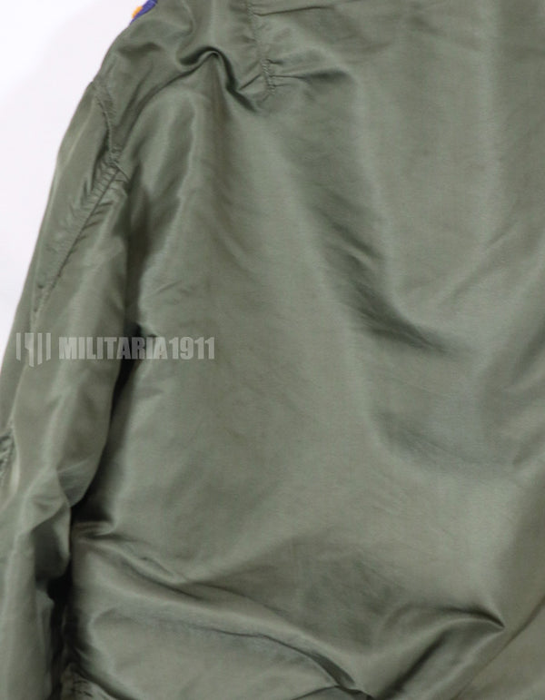実物　1972年製　アメリカ空軍　L-2B  フライトジャケット　徽章付き（後付け）