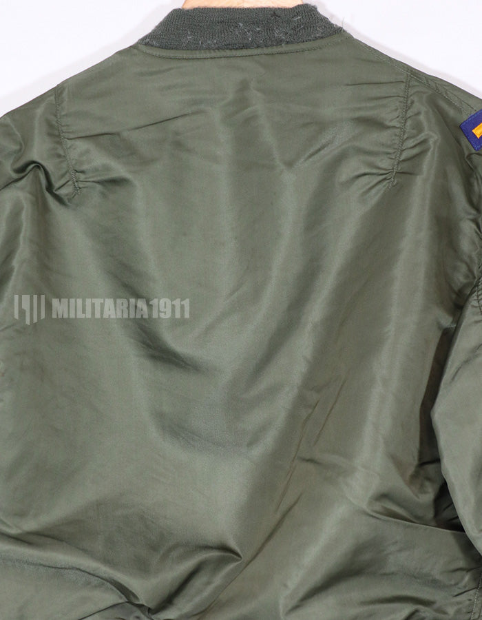 実物　1972年製　アメリカ空軍　L-2B  フライトジャケット　徽章付き（後付け）