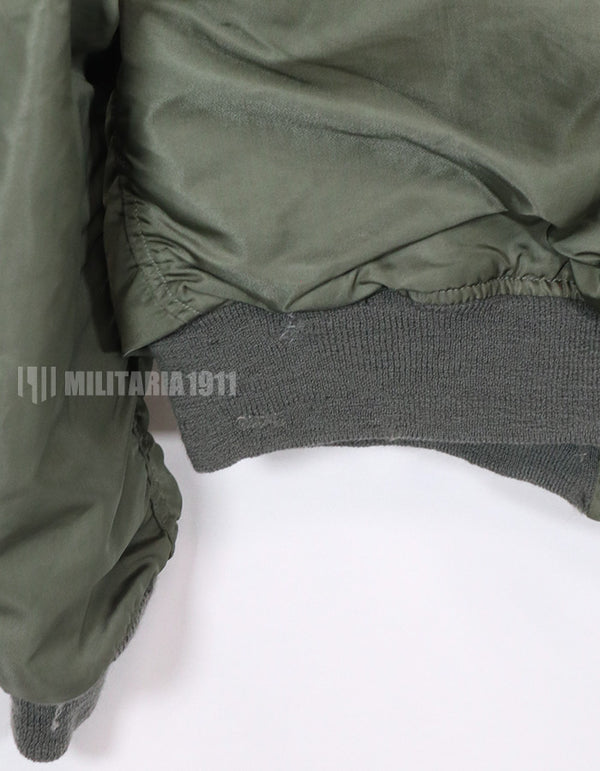 実物　1972年製　アメリカ空軍　L-2B  フライトジャケット　徽章付き（後付け）