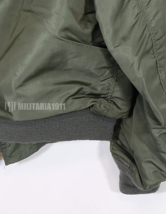 実物　1972年製　アメリカ空軍　L-2B  フライトジャケット　徽章付き（後付け）