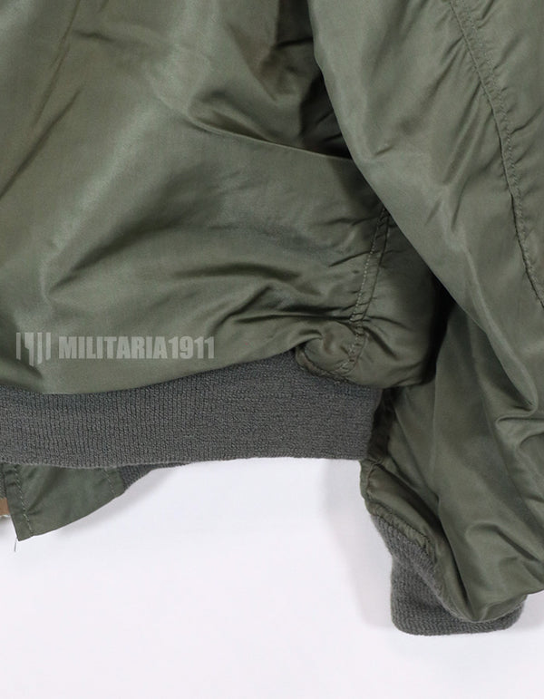 実物　1972年製　アメリカ空軍　L-2B  フライトジャケット　徽章付き（後付け）