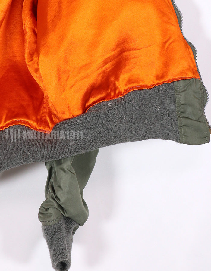 実物　1972年製　アメリカ空軍　L-2B  フライトジャケット　徽章付き（後付け）