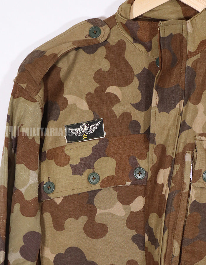 実物生地レプリカ　南ベトナム国家野戦憲兵　フレンチカット　空挺ジャケット　パッチ付
