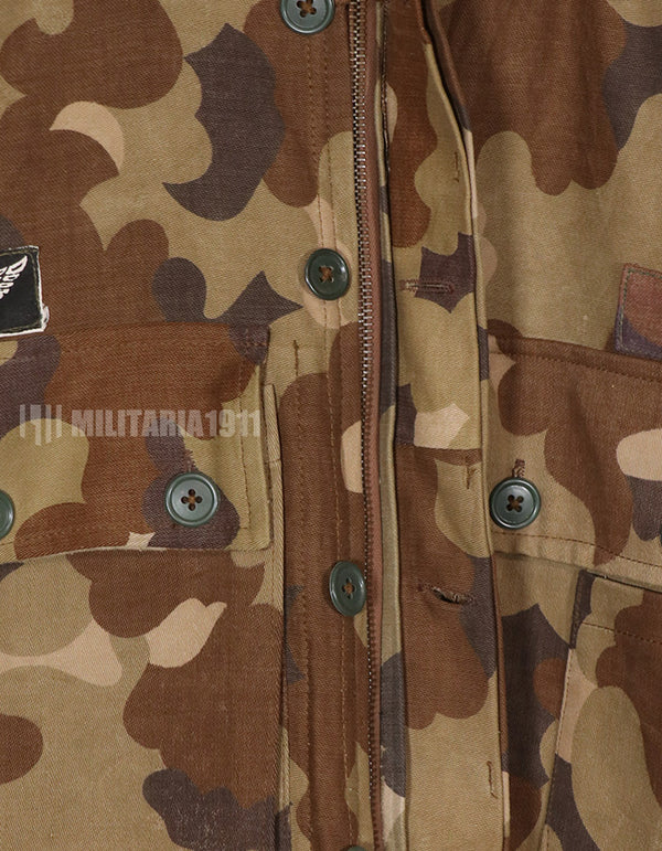 実物生地レプリカ　南ベトナム国家野戦憲兵　フレンチカット　空挺ジャケット　パッチ付