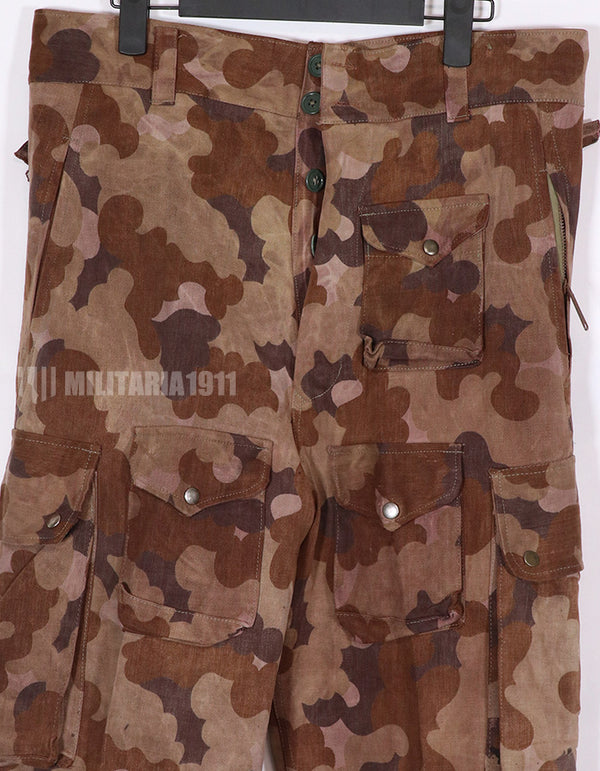 実物生地レプリカ　南ベトナム国家野戦憲兵　クラウド迷彩　フレンチカット　空挺パンツ