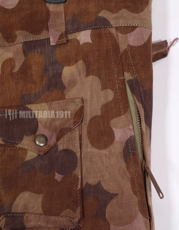 実物生地レプリカ　南ベトナム国家野戦憲兵　クラウド迷彩　フレンチカット　空挺パンツ