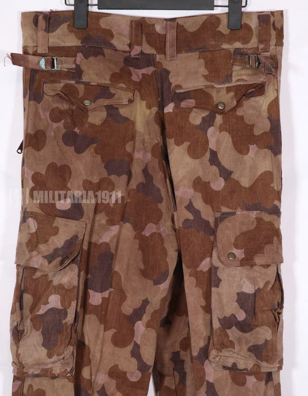実物生地レプリカ　南ベトナム国家野戦憲兵　クラウド迷彩　フレンチカット　空挺パンツ
