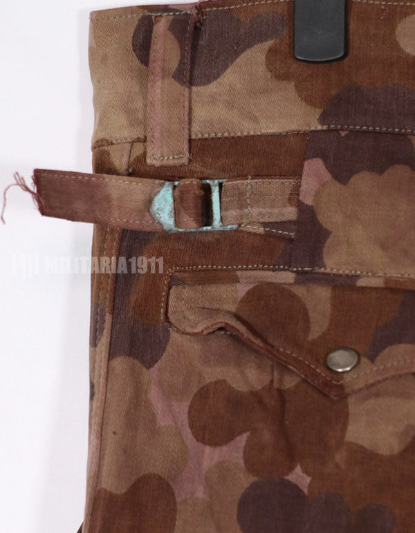 実物生地レプリカ　南ベトナム国家野戦憲兵　クラウド迷彩　フレンチカット　空挺パンツ