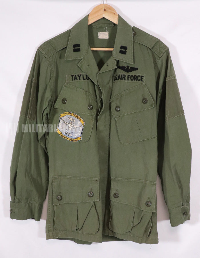 実物　1964年会計　1st Model ジャングルファティーグ　ジャケット　USAF パッチ付き（初付け）