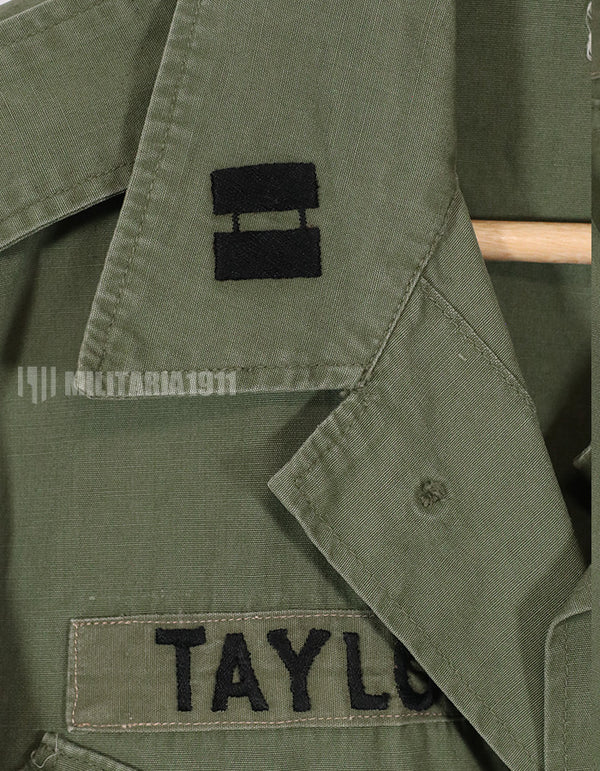 実物　1964年会計　1st Model ジャングルファティーグ　ジャケット　USAF パッチ付き（初付け）