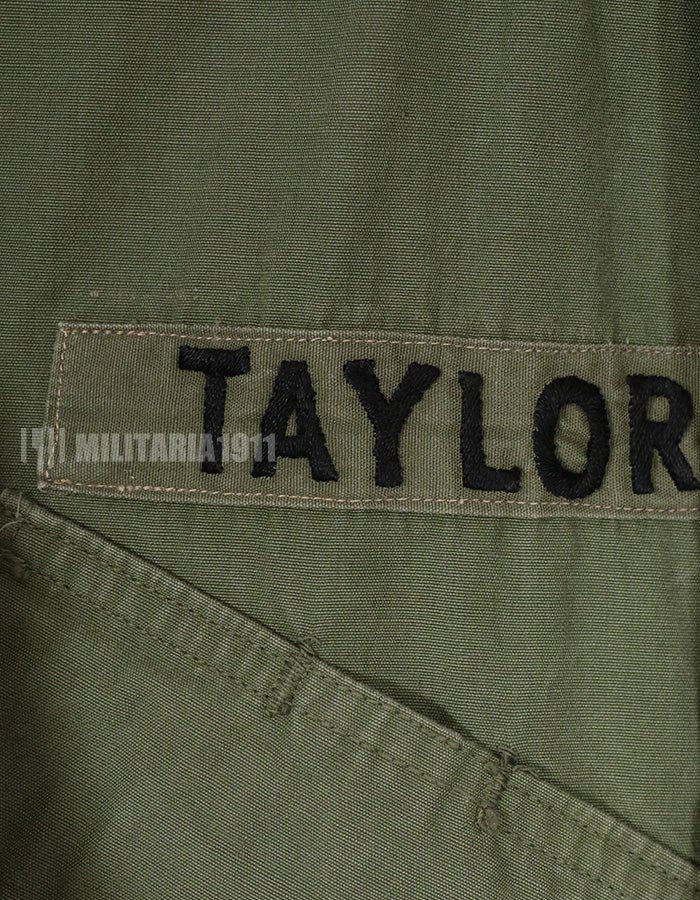 実物　1964年会計　1st Model ジャングルファティーグ　ジャケット　USAF パッチ付き（初付け）