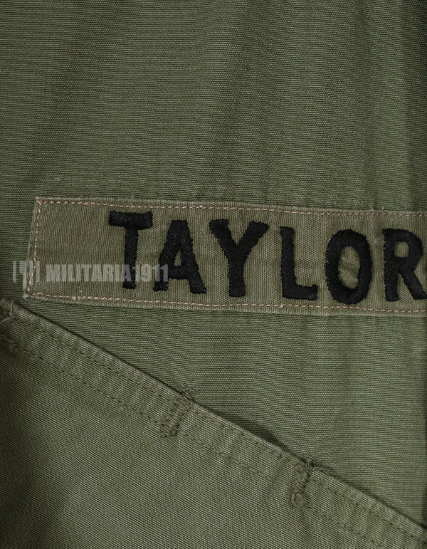 実物　1964年会計　1st Model ジャングルファティーグ　ジャケット　USAF パッチ付き（初付け）