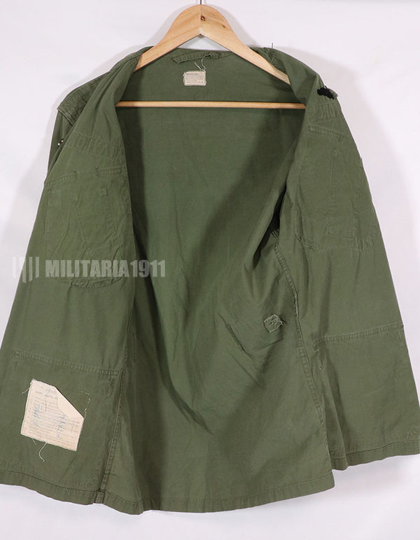 実物　1964年会計　1st Model ジャングルファティーグ　ジャケット　USAF パッチ付き（初付け）