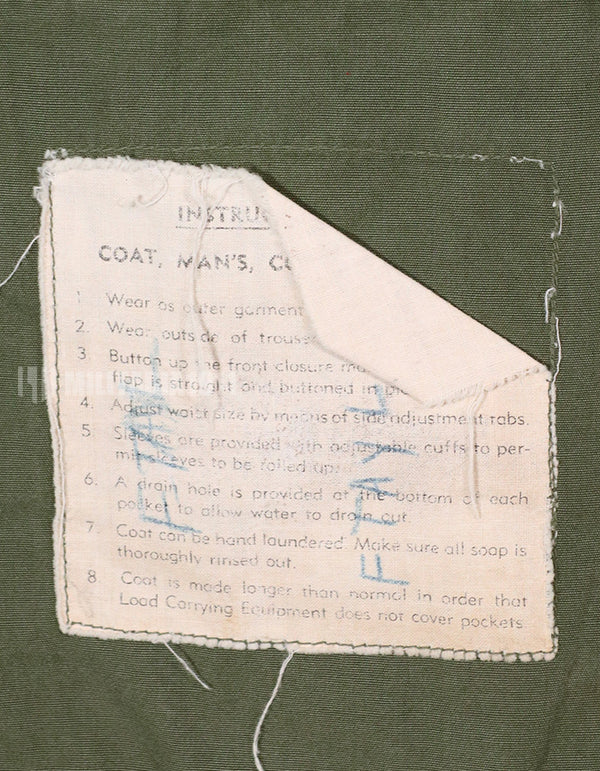 実物　1964年会計　1st Model ジャングルファティーグ　ジャケット　USAF パッチ付き（初付け）