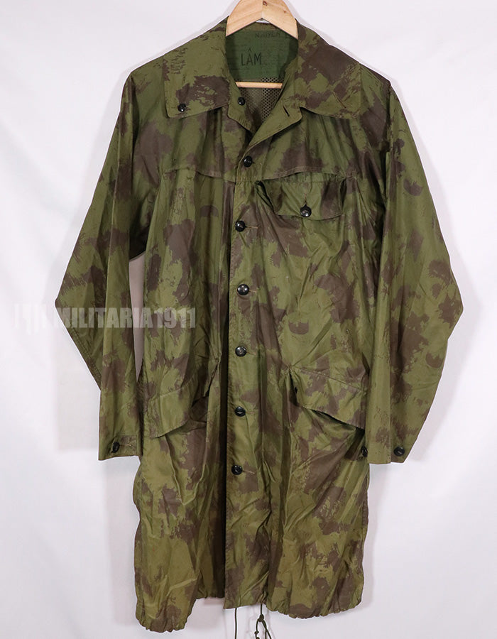 実物　1967年製　AATTV オーストラリア陸軍　迷彩レインコート　中古品　BRAMAC LTO VIC