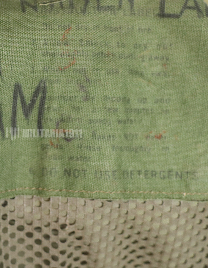 実物　1967年製　AATTV オーストラリア陸軍　迷彩レインコート　中古品　BRAMAC LTO VIC