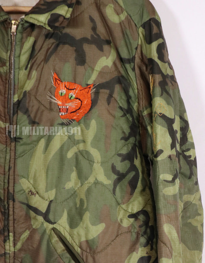 実物 ベトナムローカルメイド品　ベトナム戦争　スーバニアジャケット　68-69