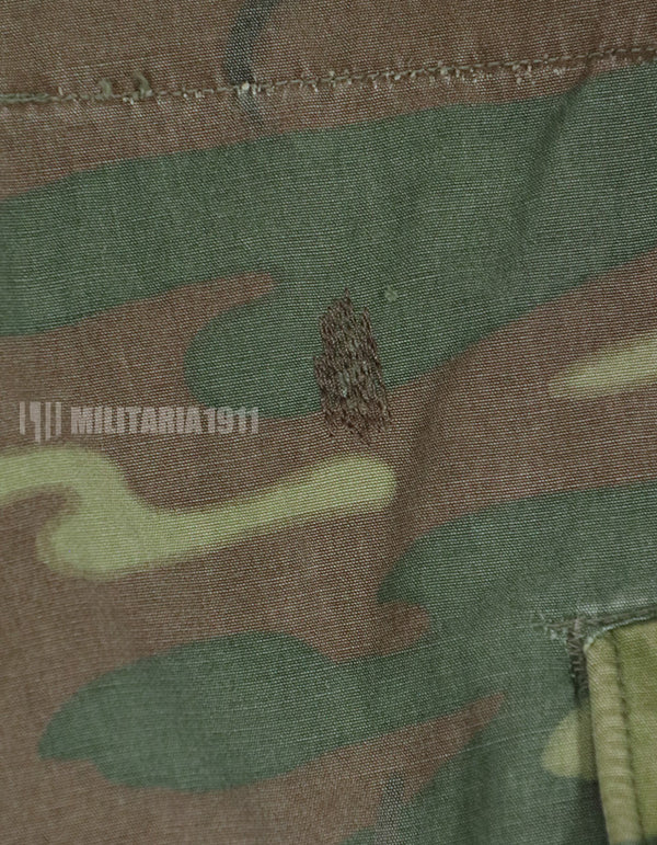 実物　1967年 ポップリン製　ERDL ジャングルファティーグパンツ　ジップフライ