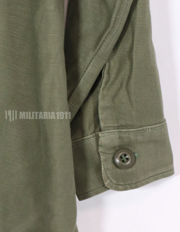 実物　1972年製　OG-107　ユーティリティシャツ　101空挺師団仕様（パッチ後付けあり）