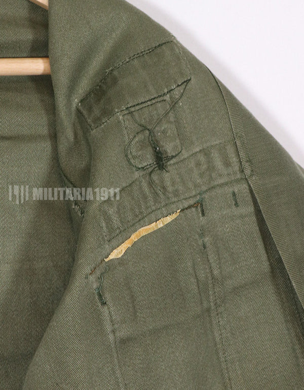 実物　1972年製　OG-107　ユーティリティシャツ　101空挺師団仕様（パッチ後付けあり）