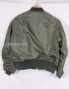 実物　1965年製　アメリカ空軍　L-2B　フライトジャケット ニットレストア　ジッパー破損