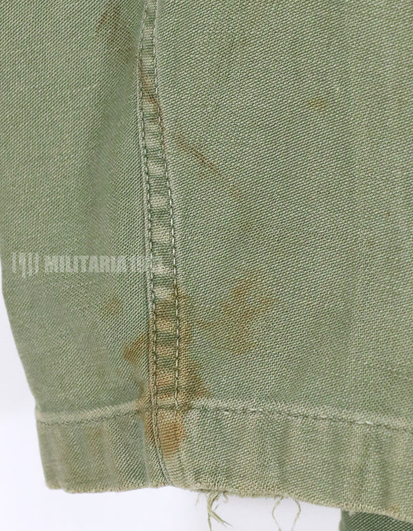 実物　アメリカ陸軍　ユーティリティシャツ　後付けパッチ付き　中古品