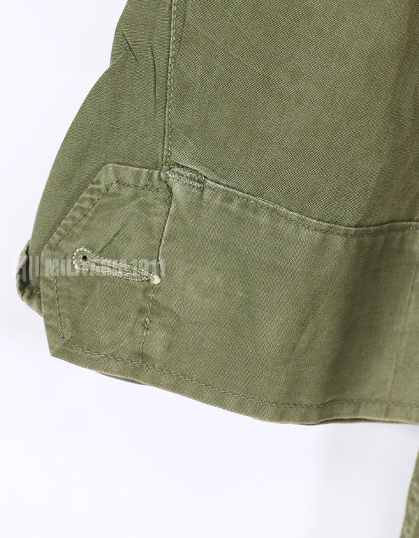 実物　3rd Model ジャングルファティーグジャケット ノンリップ　MACV パッチ付き　直接刺繍