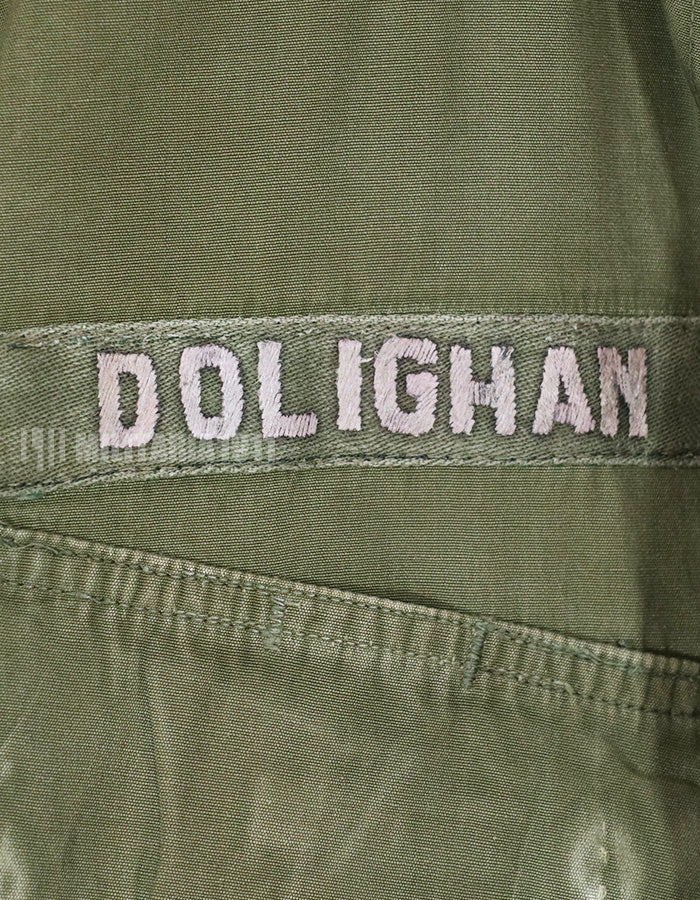 実物　3rd Model ジャングルファティーグジャケット ノンリップ　MACV パッチ付き　直接刺繍