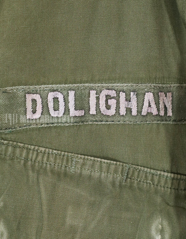 実物　3rd Model ジャングルファティーグジャケット ノンリップ　MACV パッチ付き　直接刺繍