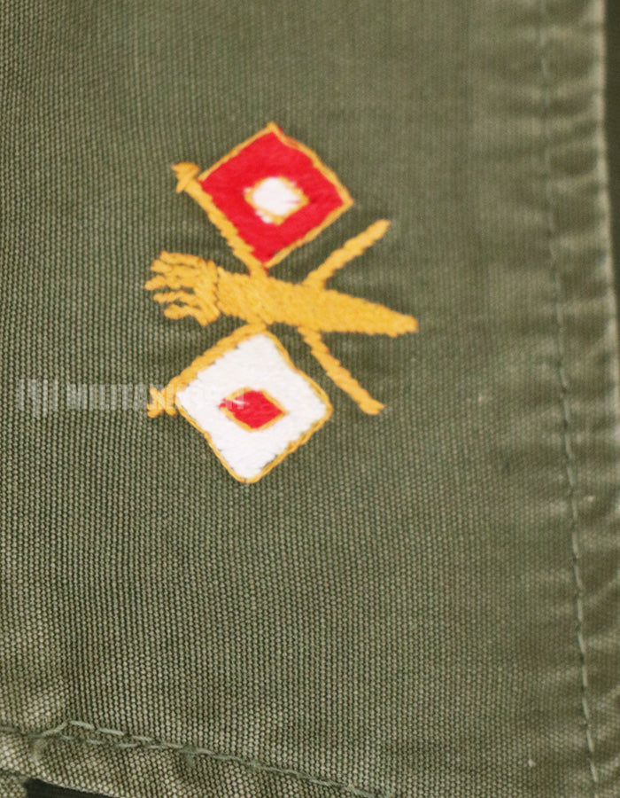 実物　3rd Model ジャングルファティーグジャケット ノンリップ　MACV パッチ付き　直接刺繍