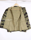 真贋不明点あり　実物生地　沖縄CISOタイガー　タイガーストライプ　ファティーグジャケット　状態良い