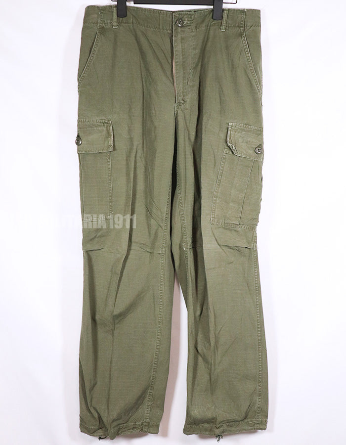 実物　初期型カット改造品　4th Model ジャングルファティーグパンツ　リップストップ生地