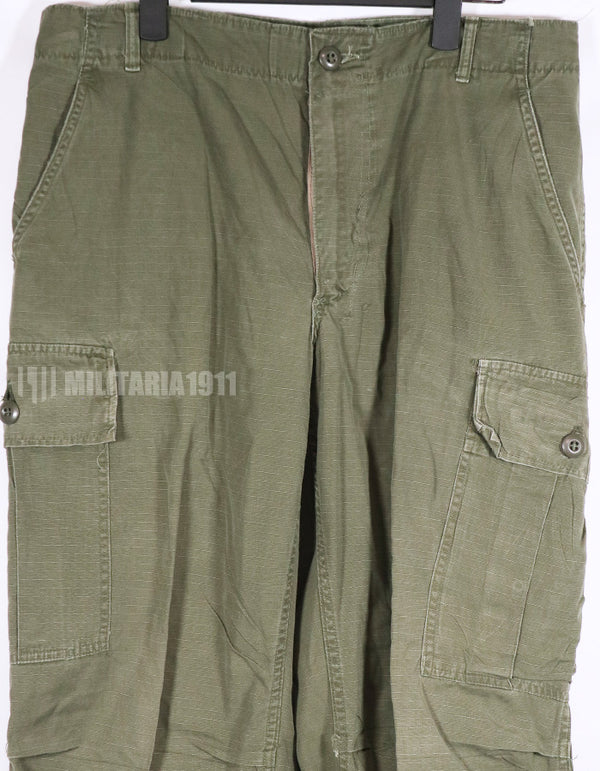 実物　初期型カット改造品　4th Model ジャングルファティーグパンツ　リップストップ生地